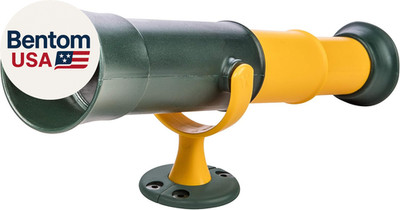 Signature Green and Yellow Telescope Playset Attachment Featuring 360 Degree Spi