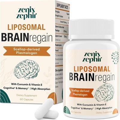 Liposomal Brain Supplements for Memory and Focus - Plasmalogen with Curcumin ...