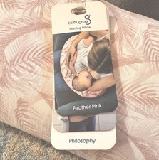 Bbhugme Nursing Pillow With Carry Bag, Cover, Straps Feather Pink