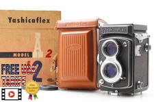  Exc 5 in Box Yashicaflex A II A2 6x6 TLR Camera Yashikor 80mm f3.5 From JAPAN