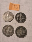 Philippine Silver 50 Centavos Group, Rare 1907, 1909-S,  1918-S, 1919-S... — photo 1