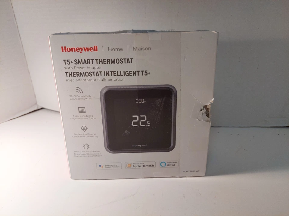 Honeywell T5+ Smart Programmable Thermostat Model RCHT8612WF New In Box - Image 2 of 4
