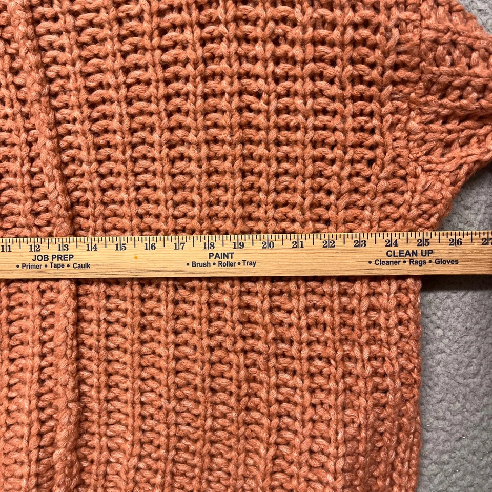 Suéter Anthropologie Mujer S Lana Mezcla Alpaca Grueso Gran Tamaño Cuadrado Foto 4 de 4