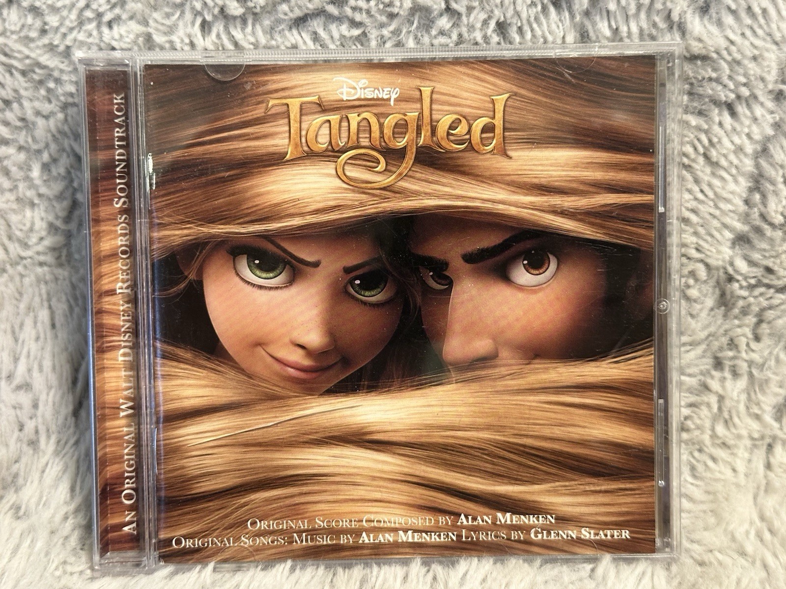 2010 Disney TANGLED Soundtrack CD Original Album-Alan Menken VG+
