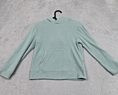 Abercrombie Kids Hoodie Youth 7/8 Light Green Pullover Kangaroo Pocket Soft