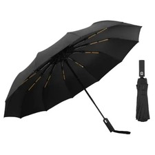 New Thick and Durable 12-rib Black Glue Fully Automatic Umbrella Anti-ultraviole