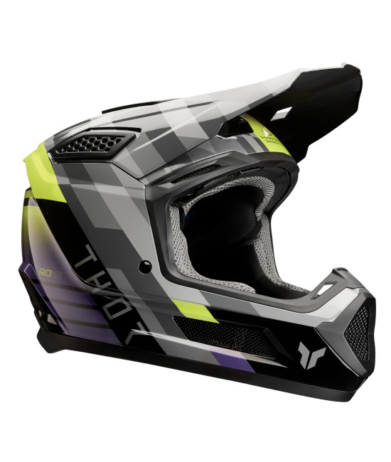 Thor Fleet Adults MX Helmet Motocross Dirt Bike ATV Whiteout Blackout Colors