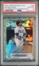 2022 Topps Gilded Collection - Nelson Cruz Auto 🔥PSA 10🔥