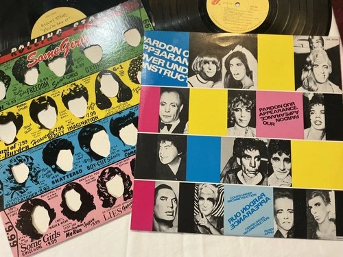 Vintage 1978 Rolling Stones Some Girls Vinyl Record Album LP NICE+exile on main
