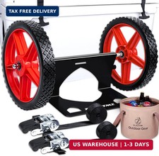 Upgraded Cooler Wheel Kit for Yeti/RTIC/Igloo Coolers Wheel Spacing up to19.8 In