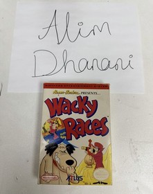 Wacky Races Nintendo NES! CIB! Complete In Box! RARE! Great Shape