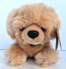 Aurora-Miyoni Tots Plush Dog Tan With Brown Eyes Adorable 