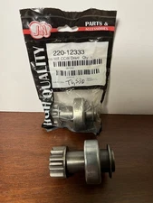 J&N Electric 220-12333 Drive Assembly Delco 10T CCW Drive Lot of 2 Parts