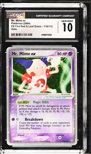 Mr. Mime ex graded CGC 10 for sale on eBay