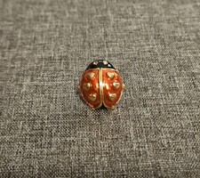 Vintage Avon Ladybug Lapel Pin Metal 3/4"