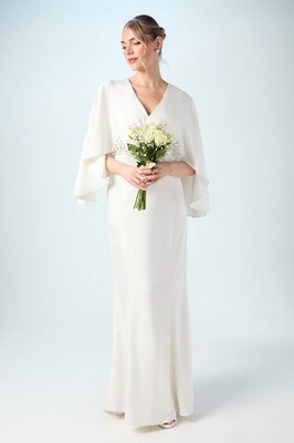 Coast Ivory Fit & Flare Kleid Damen Brautkleider