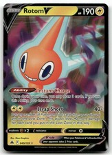 Rotom V #45/159 (Holo) (NM) Crown Zenith CRZ Pokemon