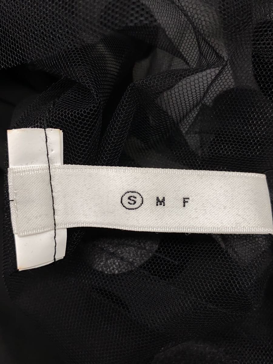 AMERI Long Skirt, Size S, Polyester, Black, Dot P… - image 5