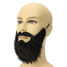 Funny Costume Party Male Man Halloween Beard Easter Party Cosplay Facial Supp...