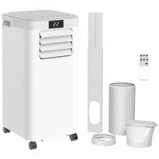 HOMCOM 8000BTU Portable Air Conditioner 4 Modes LED Display Timer Home Office
