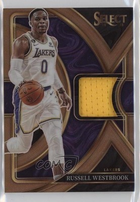 2022 Panini Select Selective Swatches Copper Prizm 47/49 Russell Westbrook 0g27