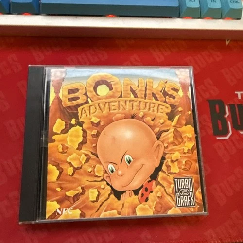 Bonks Adventure TurboGrafx 16 CIB Case Manual Tested Working
