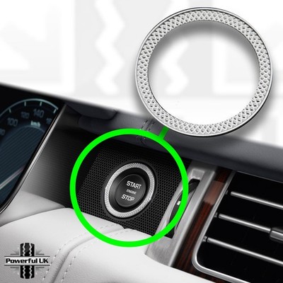 Chrom SVO Style Stop Start Schalter Surround für Range Rover L405 Zündknopf