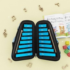 16-Note Xylophone Includes Mallets Blue Musical Chime Set Stable Sound