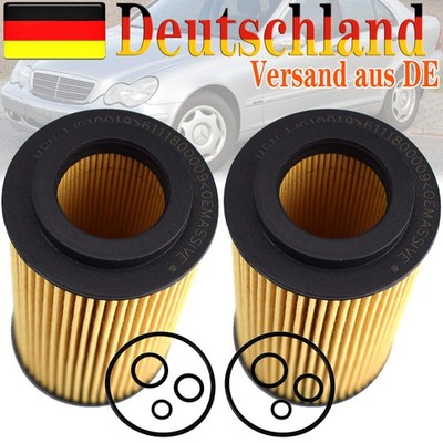 2x Ölfilter Für Benz S203 S204 CLC-Klasse CL203 CLC 200 220 CDI CLK C209