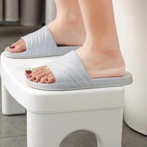 Toilet Stool6.7" Squatting Toilet Stool Bathroom Stools Toilet Step Stool Com...