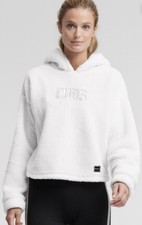 DKNY Sport White Chicago Cubs Pullover Hoodie Women's Size XL ~ NEW
