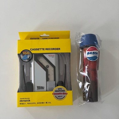 AIWA PCR-F7 BTTF 40th Cassette Player Donki Pepsi Bottle Portable