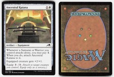 Ancestral Katana 1 Common Kamigawa: Neon Dynasty Magic: The Gathering LP