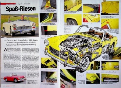 Oldtimer Markt 3293) MG Midget / Austin Healey Sprite - eine interessante Kaufbe