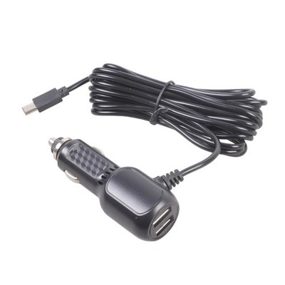Double Port Vehicle Chargers Type C Cord Camera Power Sources 5V 2.1A Output