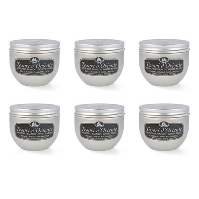 tesori d´Oriente - muschio bianco white musk Koerpercreme 6x 300ml Tiegel