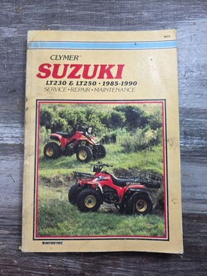 CLYMER Service Repair Manual M475 Suzuki LT230 & LT250 1985-1990