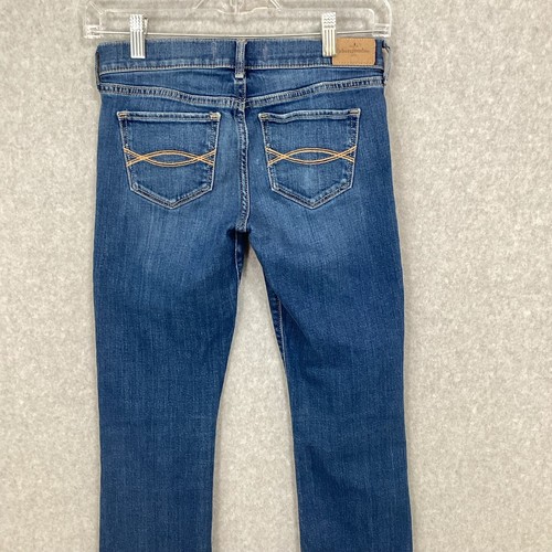 Abercrombie Kids Jeans Size 16 Straight Low Rise Stretch Preppy Retro Y2K - Picture 6 of 16