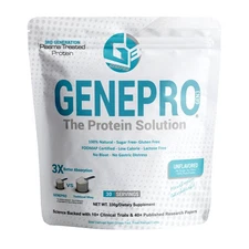 GENEPRO GEN. 3 Unflavored Protein Powder - New Formula - Lactose-Free Gluten-...