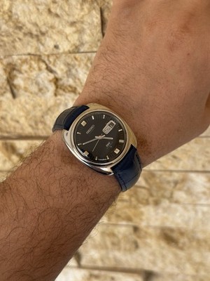 Vintage Seiko DX Sea Lion Watch 6106-8480 Blue Dial 38mm Automatic