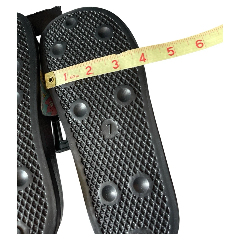 Bob Esponja Pantalones Cuadrados Niños Sandalias Talla 7 Grande Niño’s Negro y Foto 4 de 4