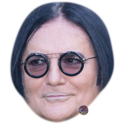 Renato Zero Big Head. Größer als das Leben Maske.