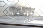 Waterford Kylemore Claret Wine Glasses Set of 6 Elegant Vintage Crystal Stemware