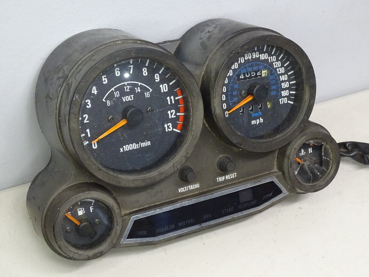 1985 Kawasaki ZX900 Gauge Cluster Speedometer Tachometer | eBay