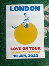 Harry Styles Love On Tour 2022 - Wembley Stadium Night Poster 2 Limited and Rare