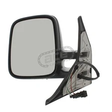 Electric Wing Door Mirror VW T4 Caravelle 1990-2003 Black Cover Left Hand Side