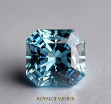 1 Ct Cushion Cut BLUE Diamond – VVS1 Clarity – Natural Beauty + Free Gift