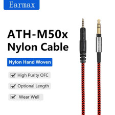 OFC Nylon Cable For Sennheiser HD595 HD598 HD598SE HD599 HD2.30 HD560S HD400PRO