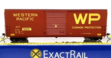 HO EXACTRAIL EE-1005-1 PC&F 6033 CU FT SINGLE DOOR BOX CAR WESTERN PACIFIC WP