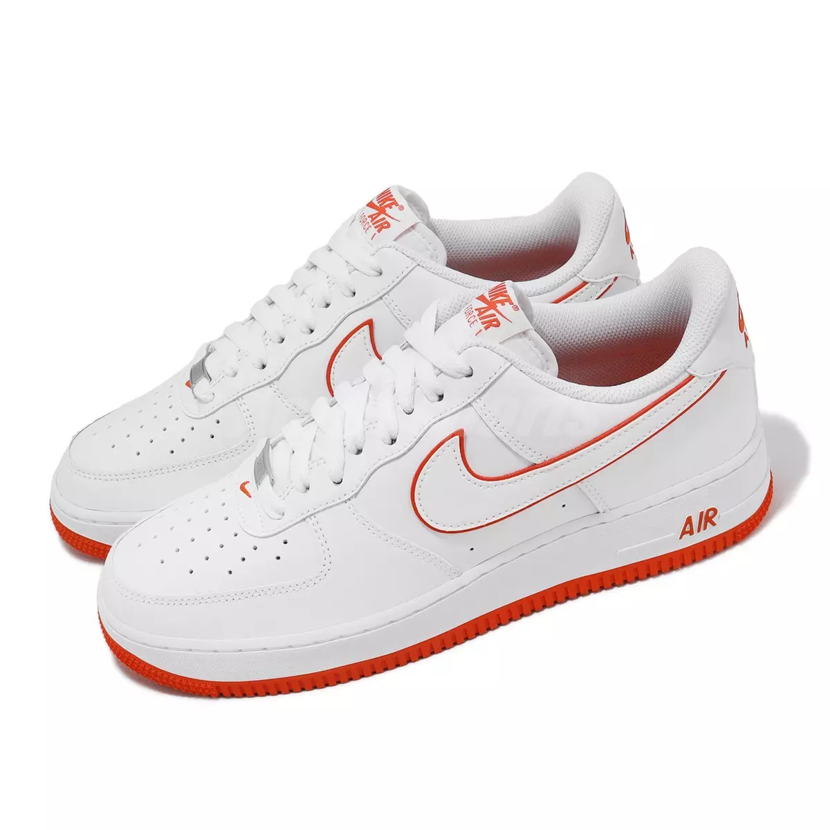 Nike Kids Air Force 1 (White/Picante Red) 7Y